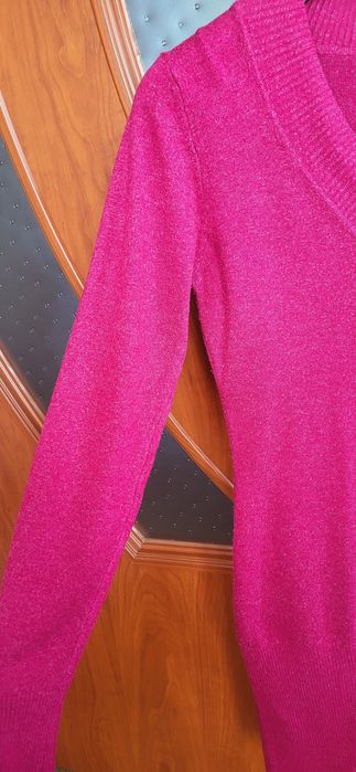 Sweter Fuksja Rozmiar L