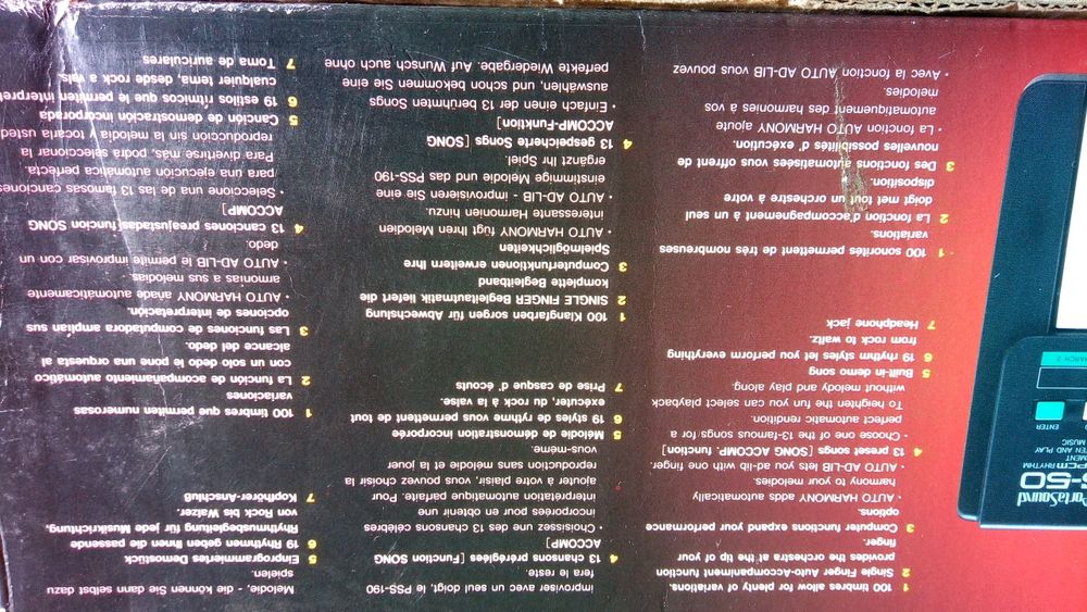 Teclado Yamaha PSS- 50