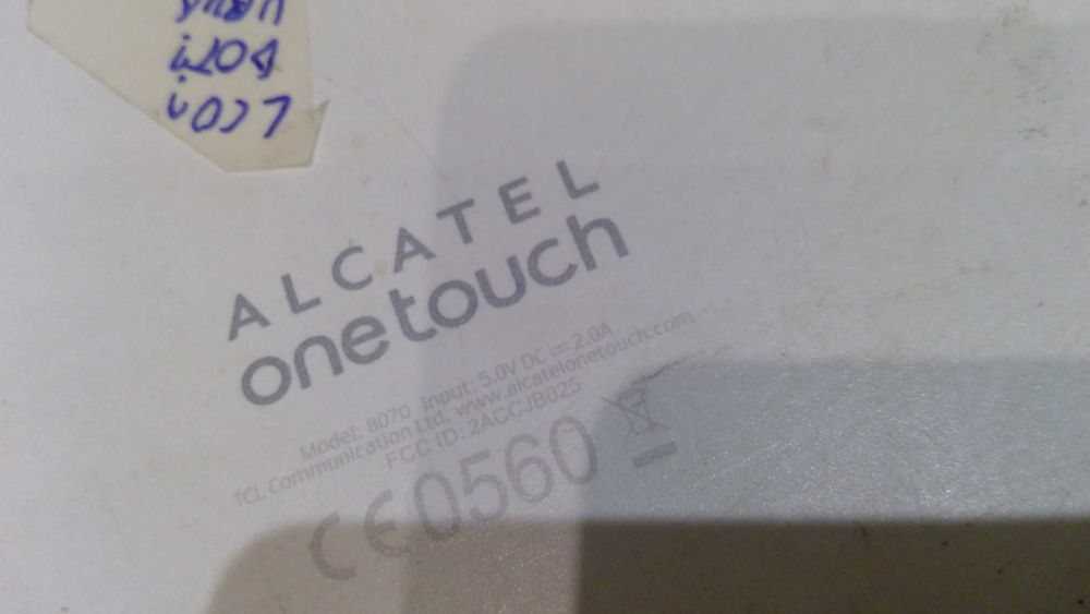 Tablet Alcatel onetouch Pixi 8070  T242