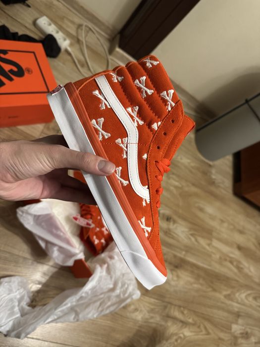 Vans x wtaps sk8 hi orange