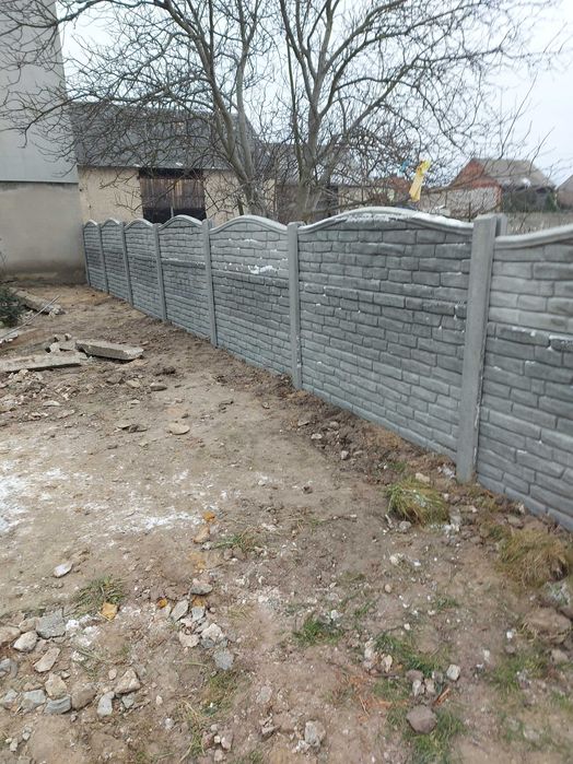 Ogrodzenia betonowe, płoty, garaże, palisada