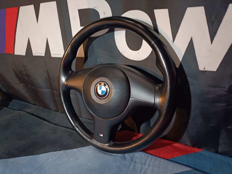 Volante pack M em pele preta original para bmw