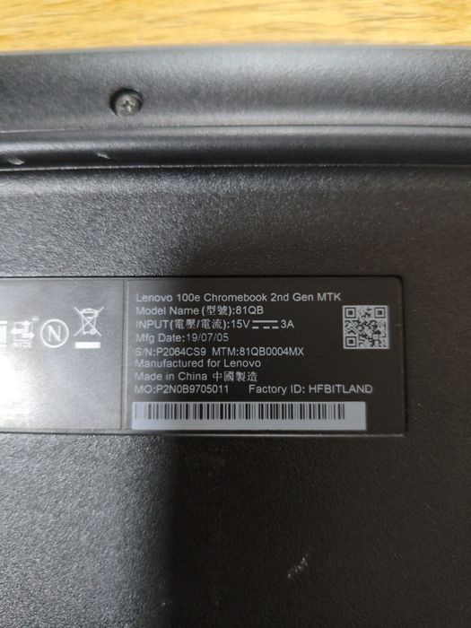 Ultrabook Lenovo 100e Chromebook 11,6