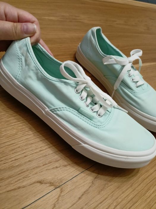 Trampki Vans 38.5 miętowe