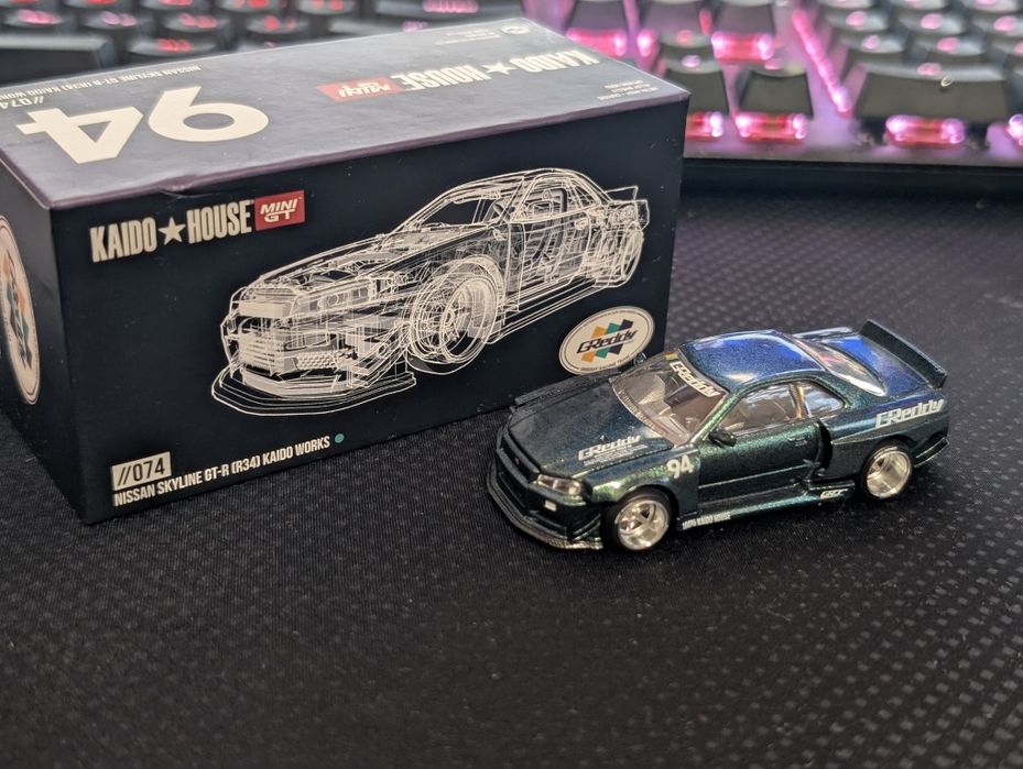 Продам Mini GT Kaido house Nissan Skyline R34