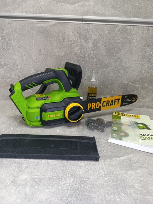 Акумуляторна ланцюгова пила Procraft PKA42Li (без АКБ та ЗП)