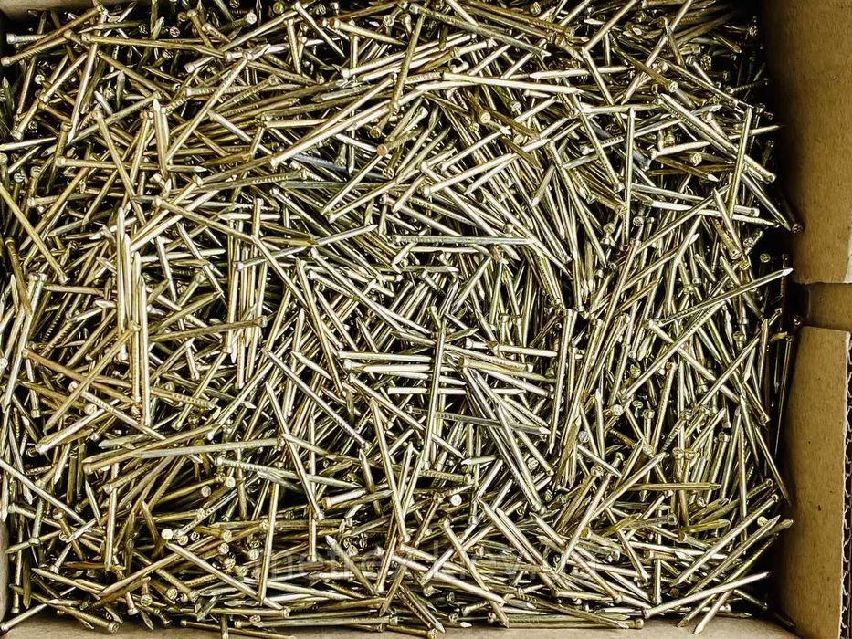 Гвозди 1.6х30 мм DIN 1152 Nail желтый цинк, 1 кг.