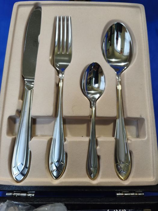 Набір столових приборів FLAMENCO gold 24 предмета 6134