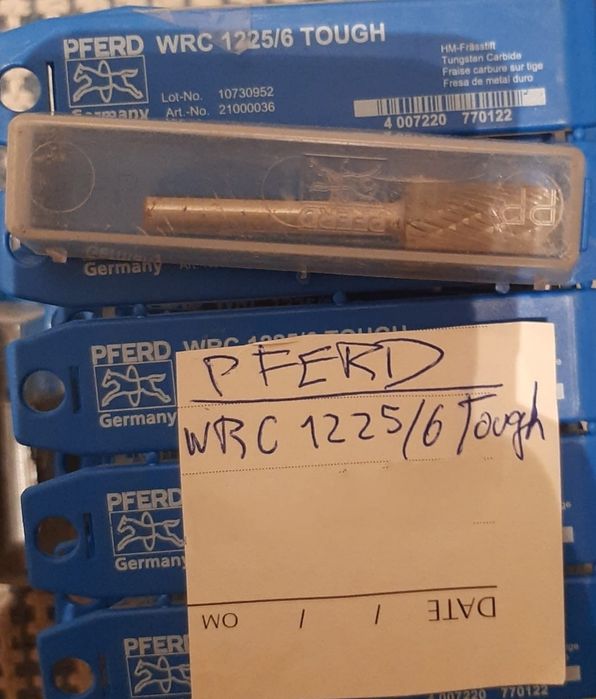 Fresas Rotativas PFERD em Metal Duro (Carbeto de Tungsténio)