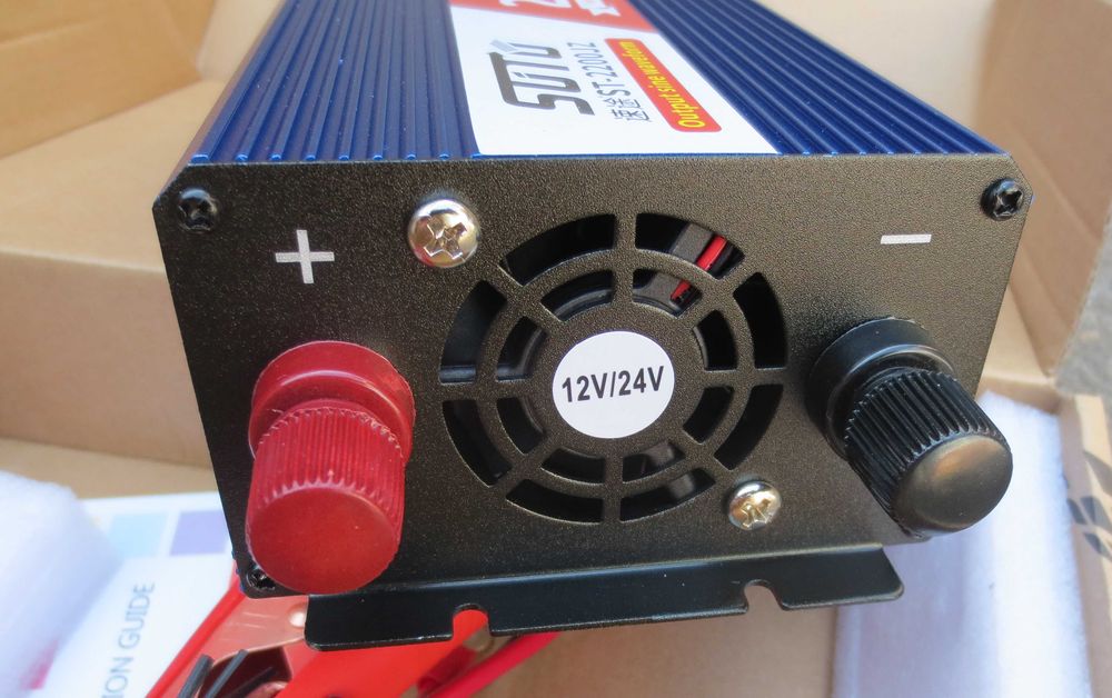 Инвертор для автомобиля 12В - 220В. Преобразователь. синусоида. SUTu