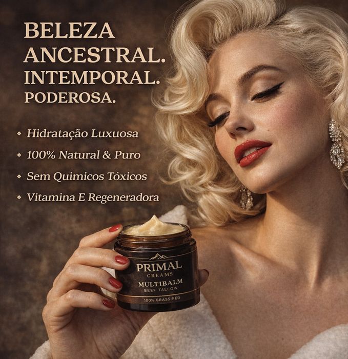 Creme natural para a pele