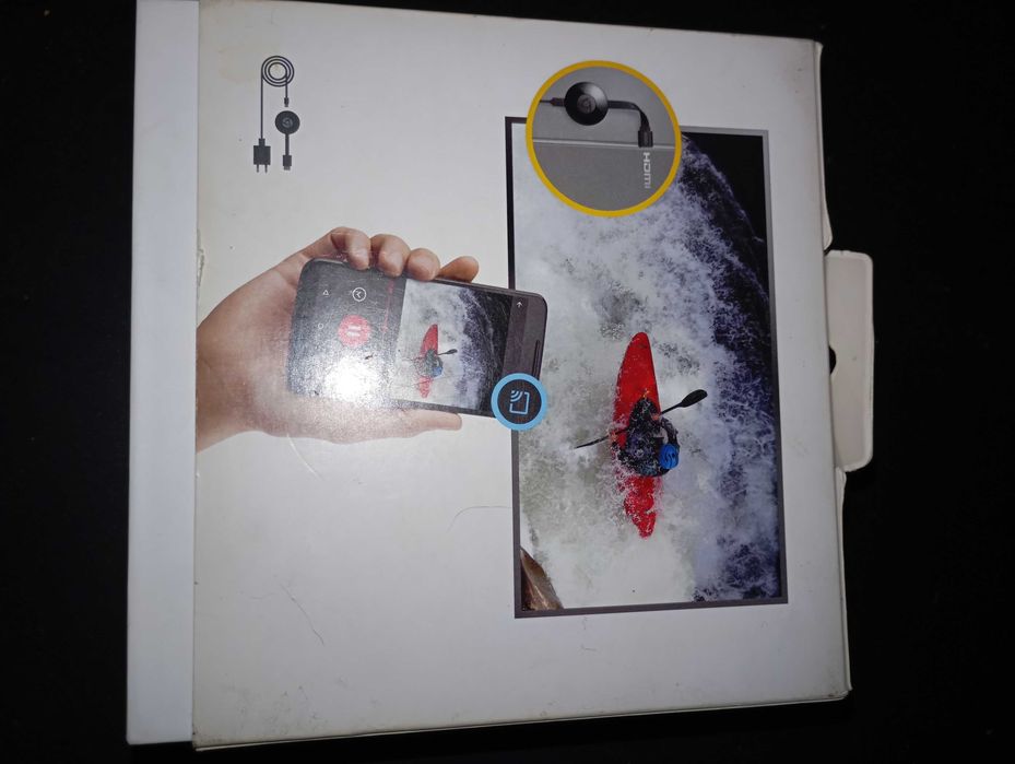 Caixa vazia Chromecast
