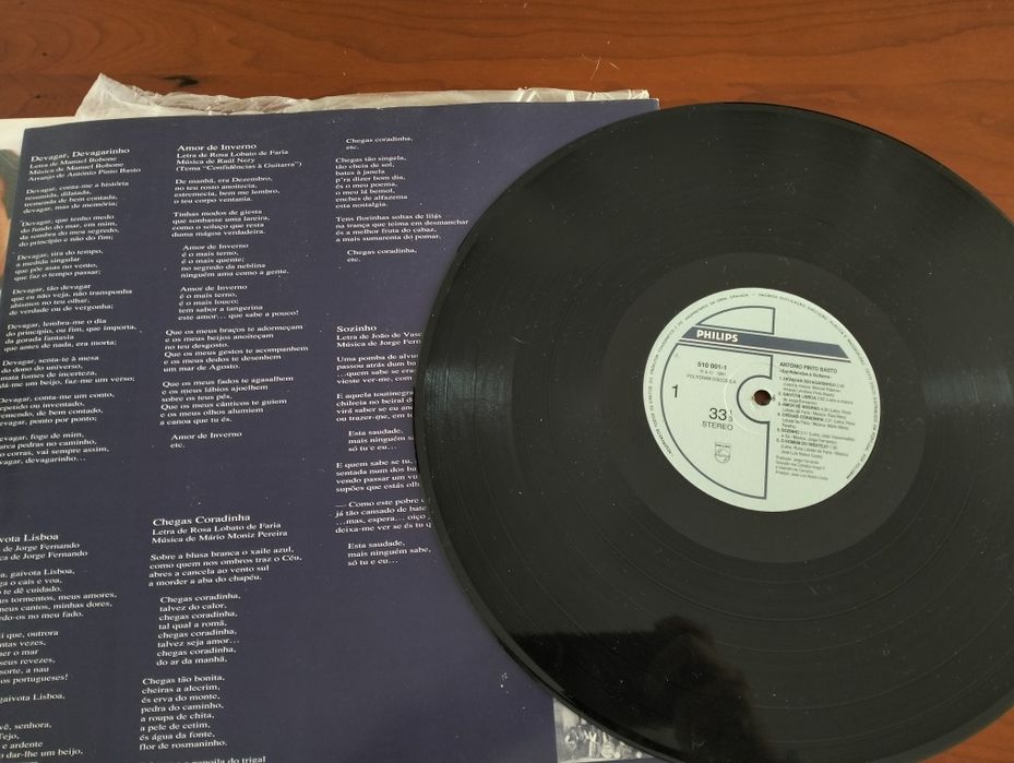 Disco de vinil LP António Pinto Basto