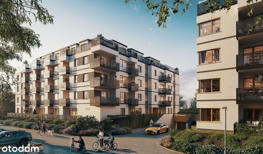 2-pokojowe mieszkanie 45m2 + balkon Bezpośrednio