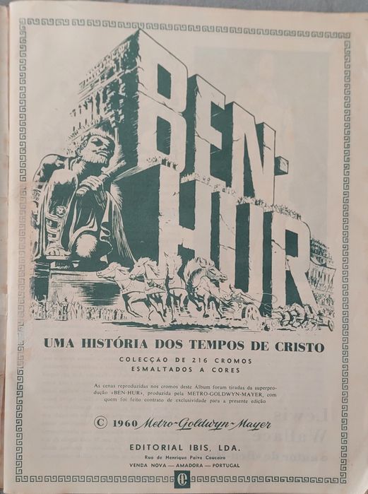 Caderneta Completa Ben Hur