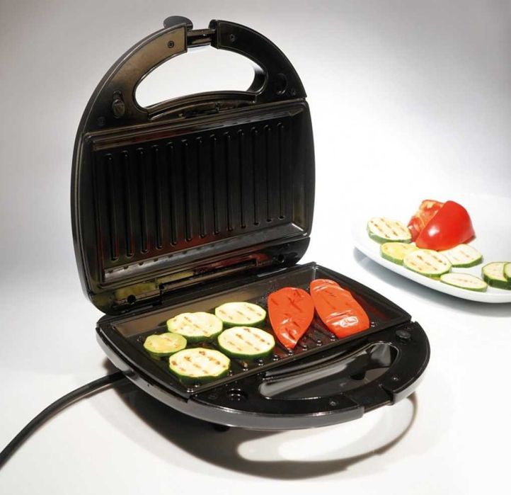 Wielofunkcyjny OPIEKACZ 750W 3w1 wymienne wkłady gofrownica toster l