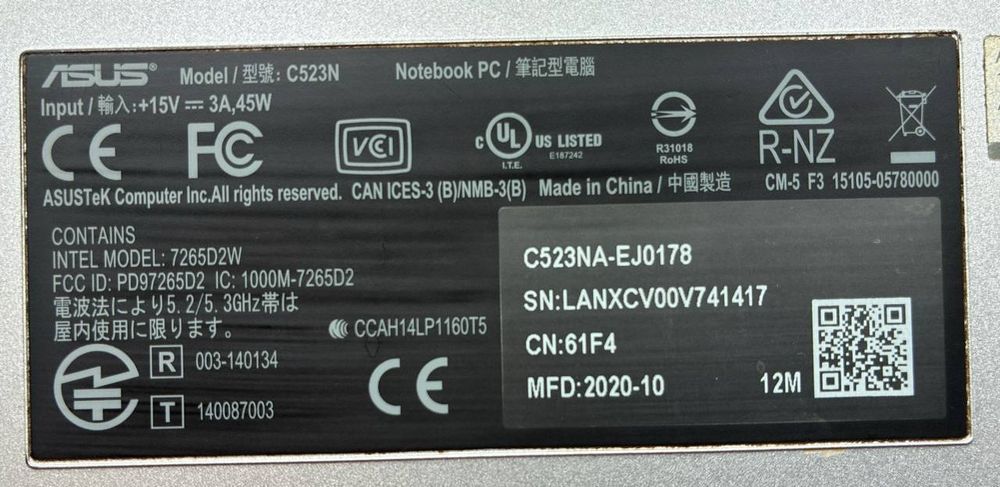 Продам ноутбук Chromebook