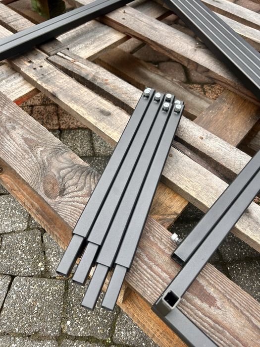 Stelaż kolumna tło ścianka ramka sześcian składana 2w1