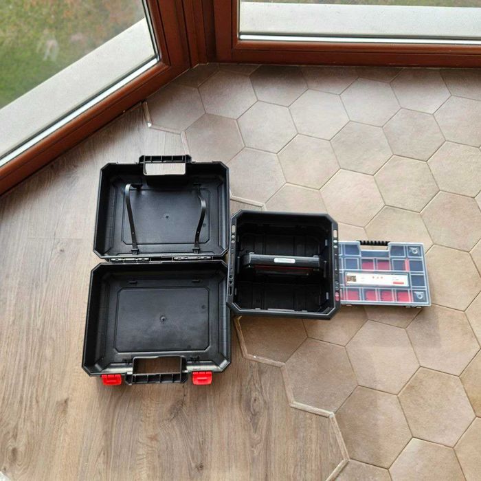 XXL Nowy Zestaw 4w1 Skrzynka Narzędziowa na kółkach + Walizka +GRATISY