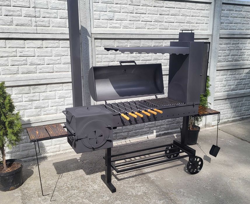 4мм! ОТ ЗАВОДА! Усиленный Мангал Коптильня Барбекю, Печь под Казан