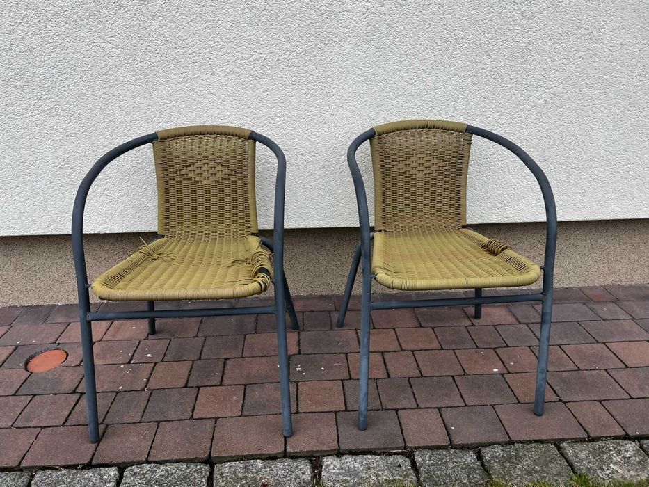 Krzesło na balkon taras działkę meble ogrodowe cena za 2!!