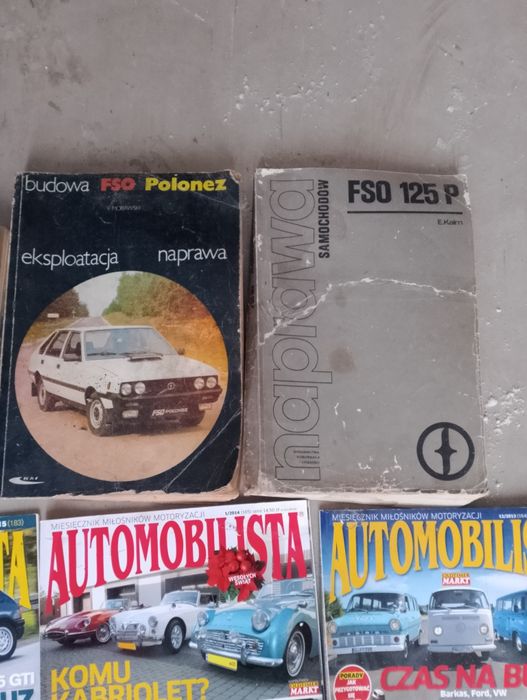 Instrukcja naprawa samochodów FSO  125, Polonez.
