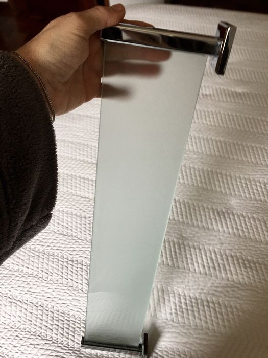 Prateleira vidro casa de banho