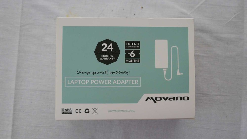 Nowy Zasilacz do MacBook'a usb-c MOVANO 65W 20V PC ZZUSBC65W