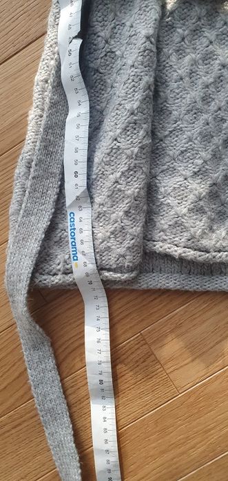 Bezrękawnik wiązany wełna aplaka r 40/42