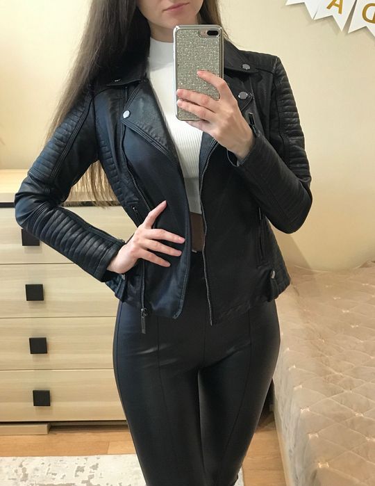 Косуха з еко-шкіри / шкіряна куртка