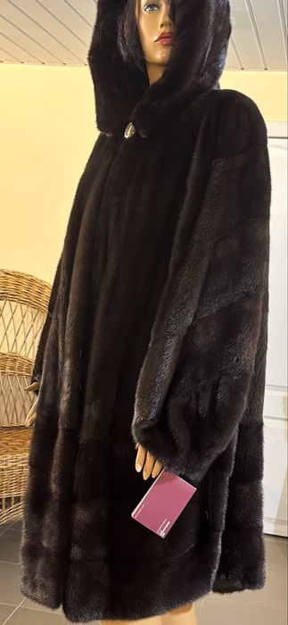 Рр 54-56 Норковая шуба Alberto Leonardi. Плюшечка Канадка. Италия