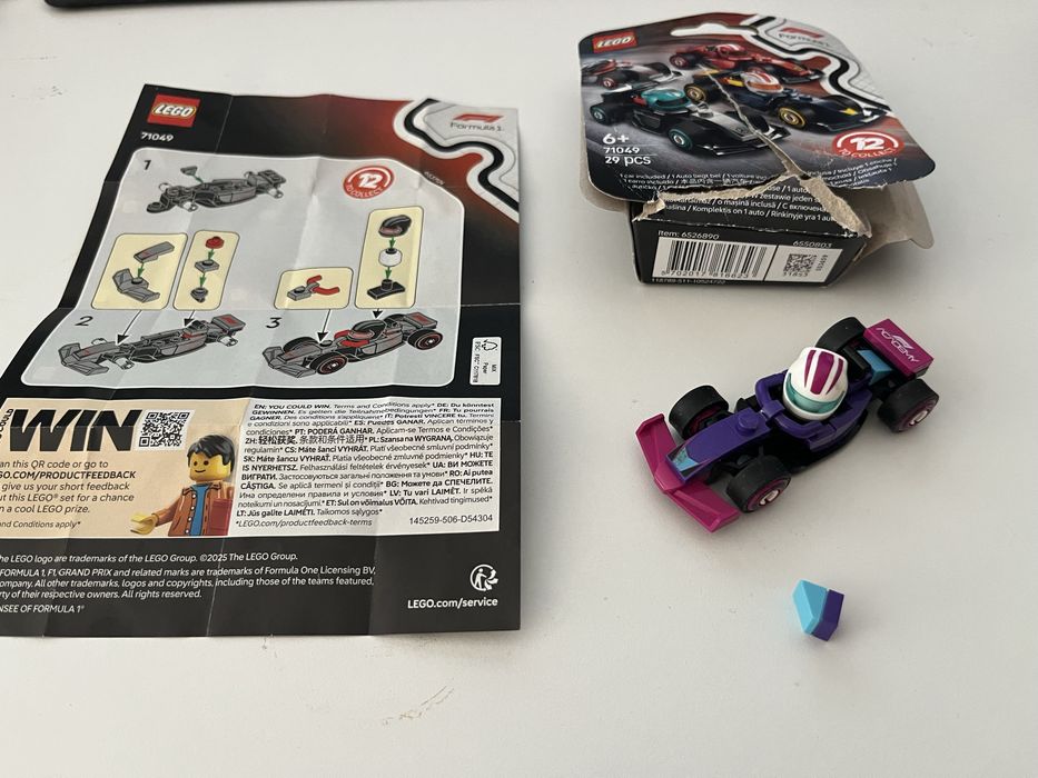 Lego 71049 Formula 1 Academy