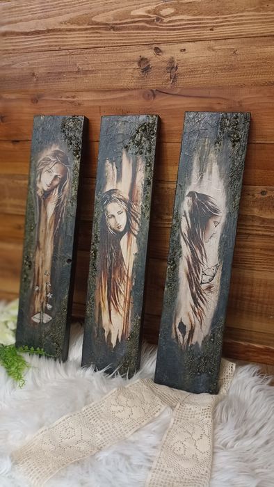 Komplet obrazów z Aniołami