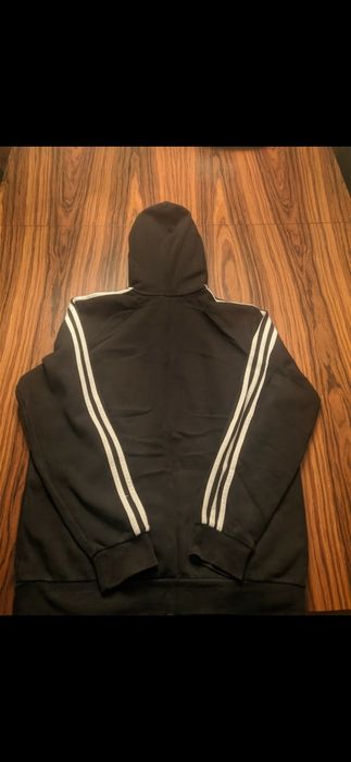 Casaco Adidas preto e branco