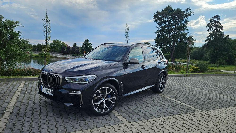 BMW X5 M M50d Lasery Night Vision Pneumatyka Oś skrętna Kamery 360