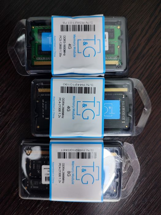 Новая  память T&G SO-DIMM 4Gb DDR3 1600Mhz 1.35V, CL-11, PC3-12800