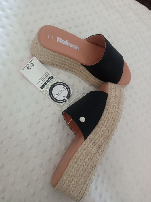 Refresh klapki espadryle sandały nowe 37