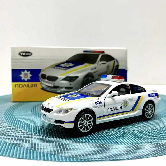 Машина АвтоЕксперт метал 1:32 Поліцейська машина Роздріб/Дроп