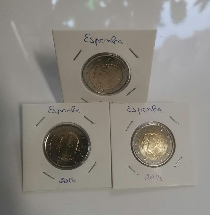 Moeda comemorativa UNC 2€ - Espanha 2014