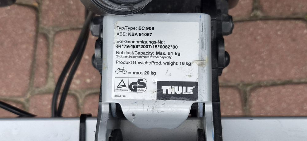 Bagażnik rowerowy Thule 908