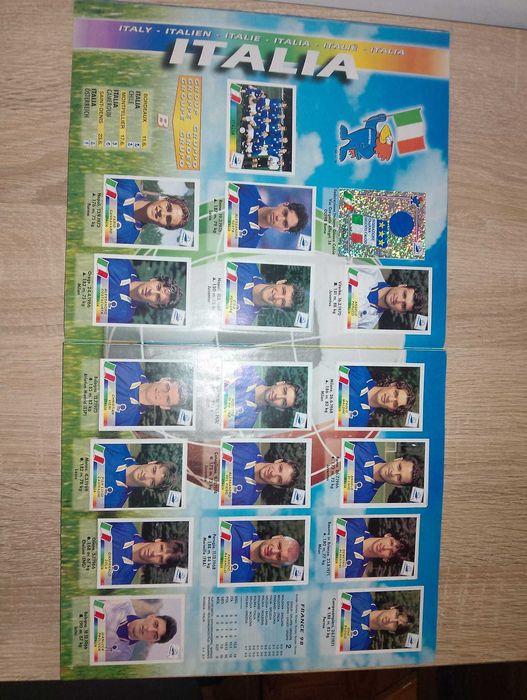 Caderneta Cromos Futebol Completa Mundial 1998 (EDIÇÃO PANINI)