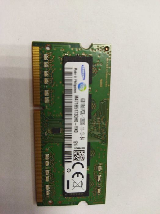 Пам'ять для ноутбука DDR3 2ГБ та 4ГБ