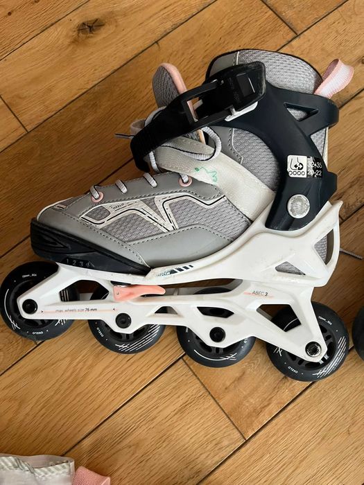 Rolki dziecięce regulowane OXELO FIT 3 roz. 32–35 | bardzo dobry stan