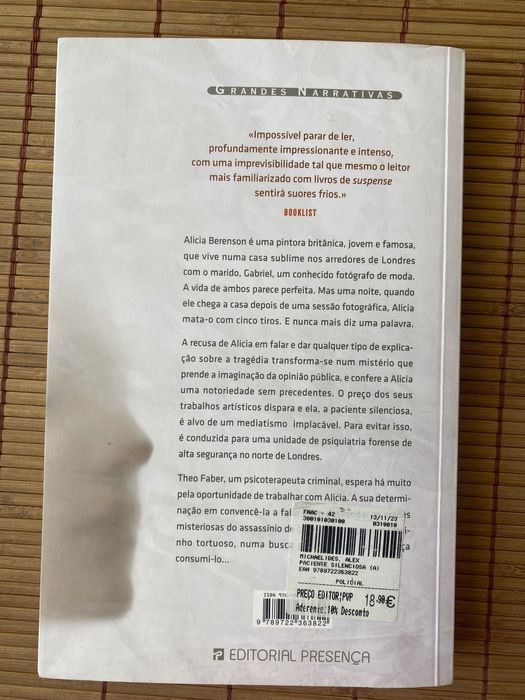 A Paciente Silenciosa - livro de Alex Michaelides