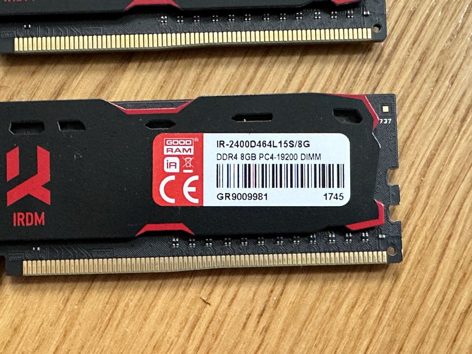 Pamiec DDR4 Goodram  16GB 2x8GB  2400Mhz CL15 Poznań