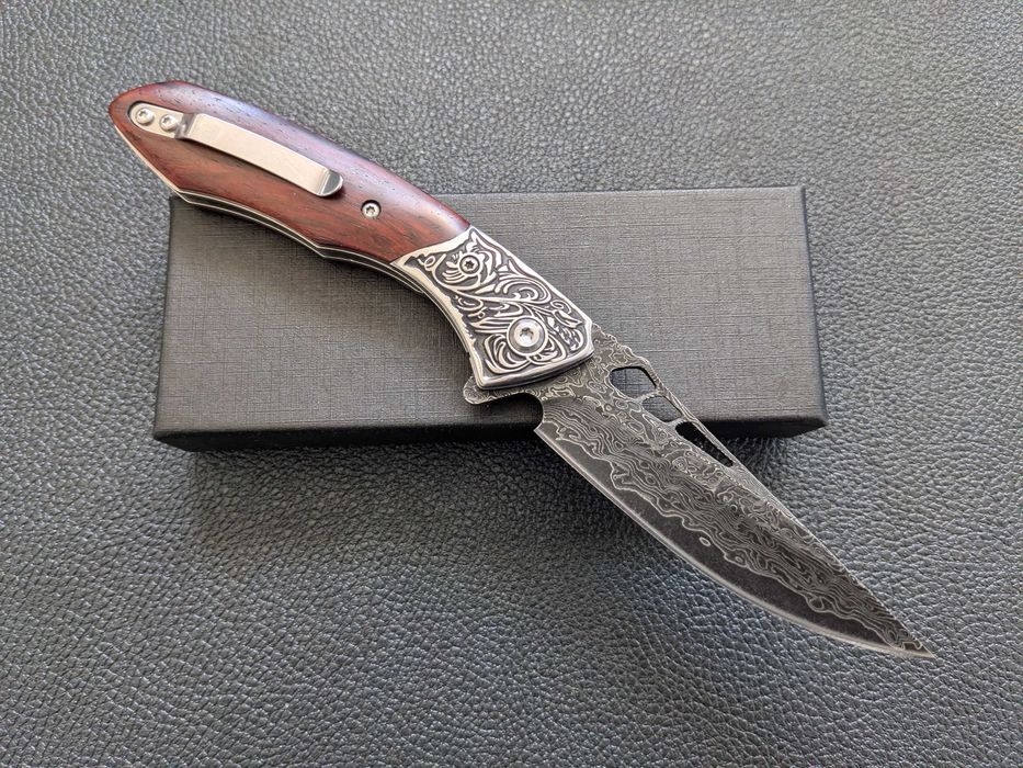 Ніж складний Дамаск. сталь VG10. нож складной флиппер