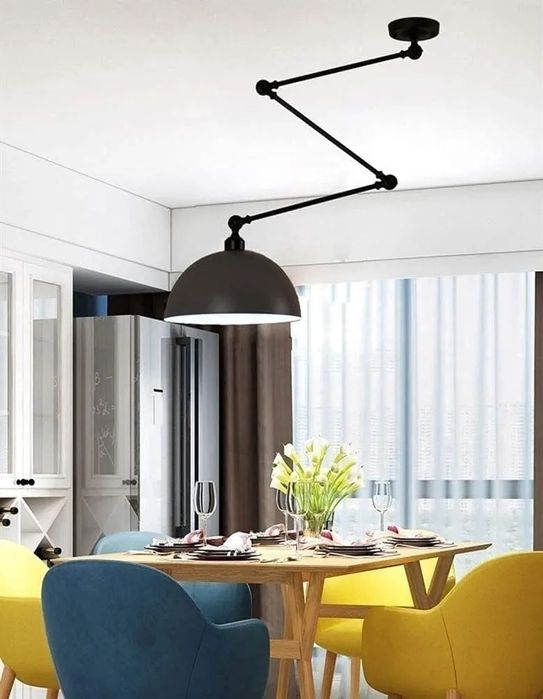 Lampa wisząca led, macaron miętowa