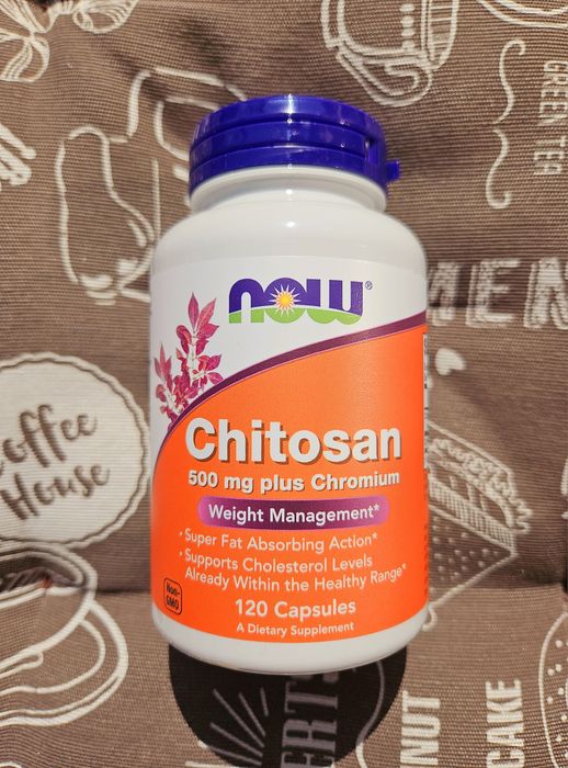 Now foods Хітозан Хитозан Chitosan схуднення жироспалювач з хром