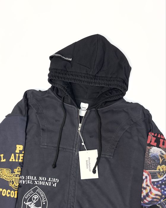 Худі Protocol Index кофта zip hoodie black project g/r opium arhive чорне S M L