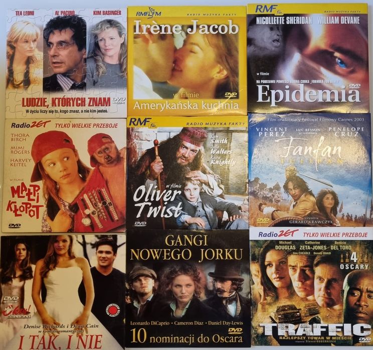 Pakiet filmów na DVD
